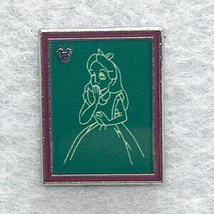 🔮 5/$25 Disney Chalk Sketches Alice in Wonderland Pin